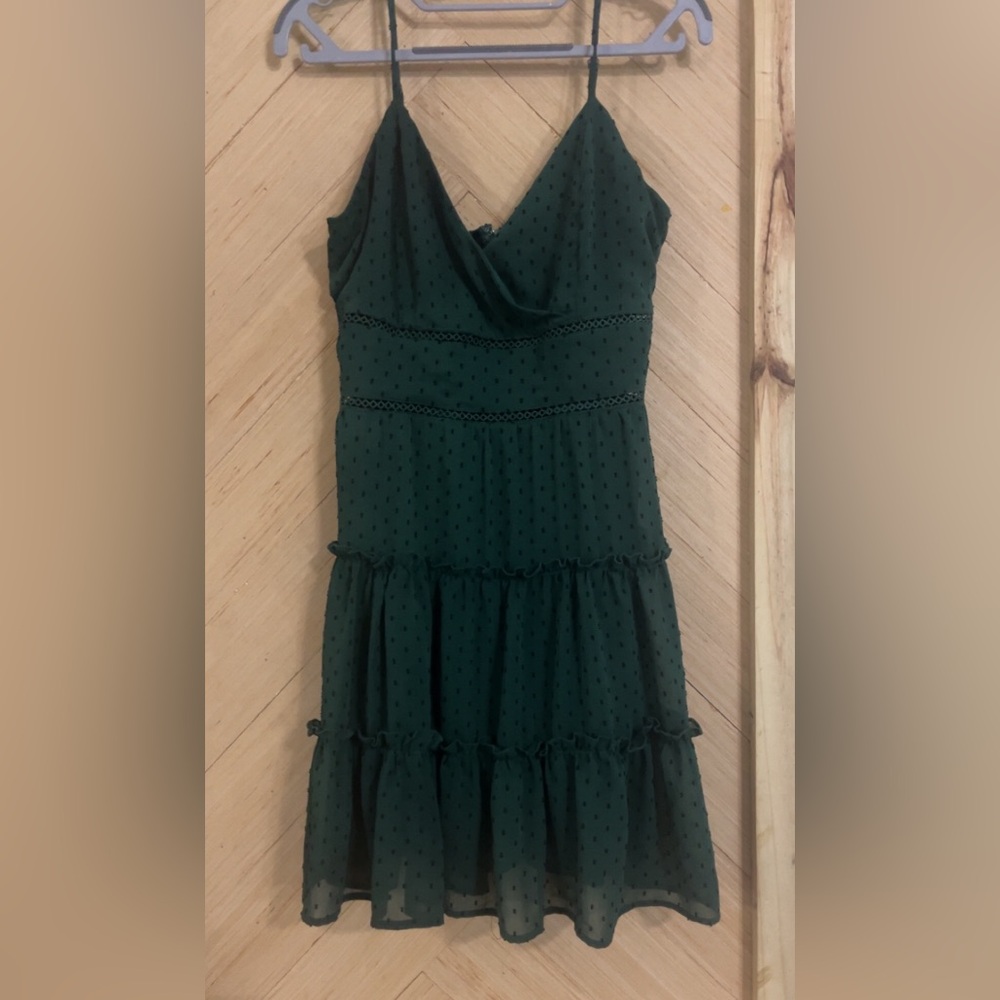 Green summer dress